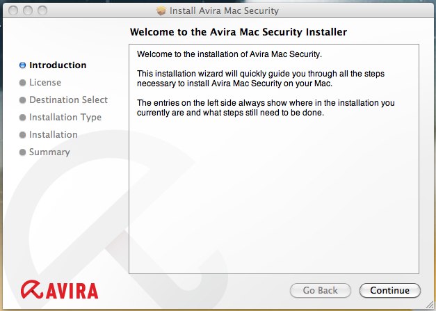 Install Avira Mac Security