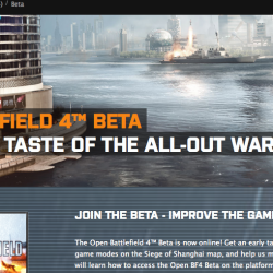Battlefield 4 戰地風雲 4 測試版免費下載
