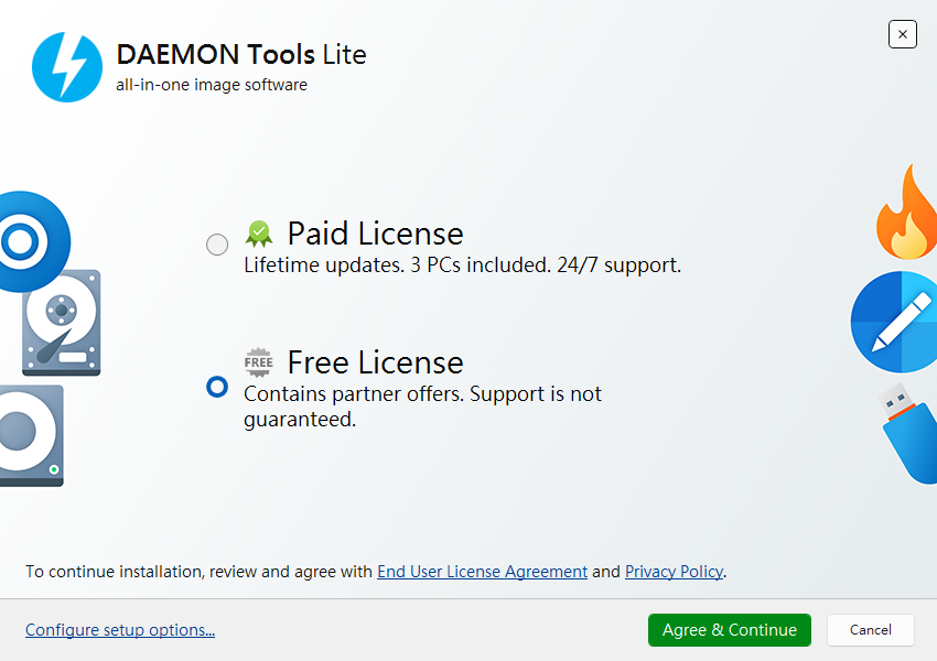 DAEMON Tools Lite 11.0.0 中文版，老牌的免費虛擬光碟程式