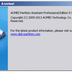 免費 Aomei Partition Assistant Pro 5.5 的註冊碼