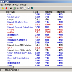 ServiWin 1.61 繁體中文版，驅動程式管理工具