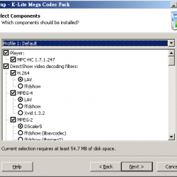 K-Lite Mega Codec Pack 16.5.3 影音編碼、多媒體播放程式