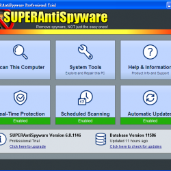 SUPERAntiSpyware 6.0.1146，免費間諜程式掃描軟體