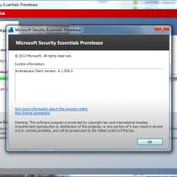 下載最新 Microsoft Security Essentials 4.1 Prerelease