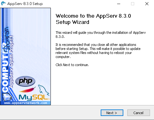 AppServ 8.3.0 / AppServ 2.5.10 架站包，Apache、PHP、MySQL、phpMyAdmin