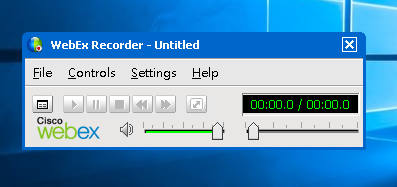 WebEx Recorder and Player 31.14.4.4，由Cisco出品的螢幕錄影及播放工具